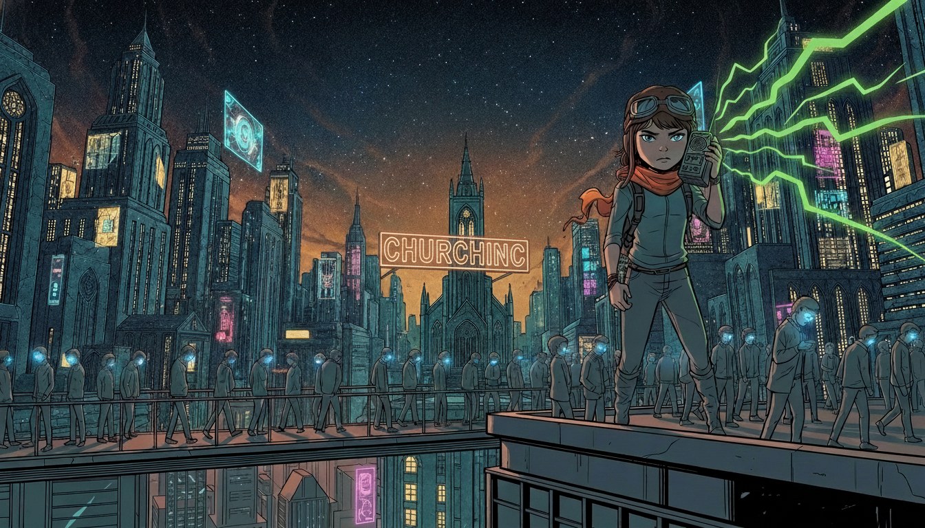 The Singularity — scene from the cartoon